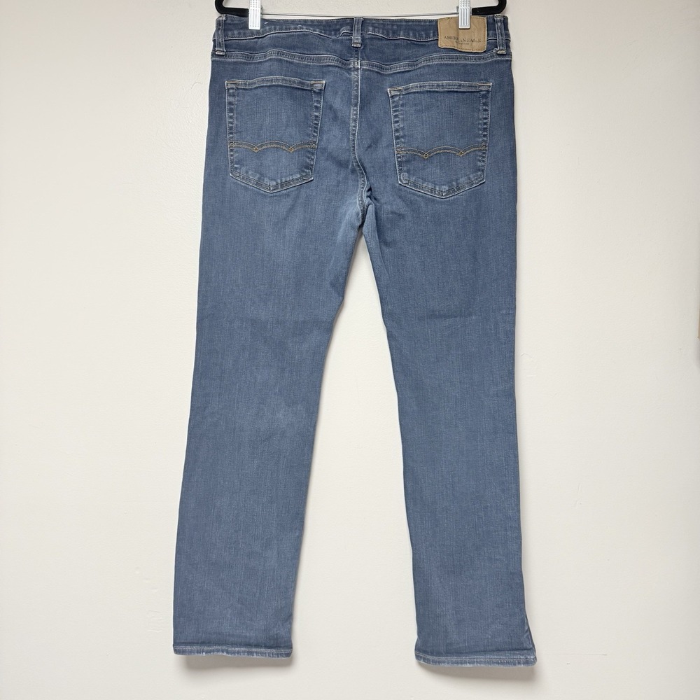 American Eagle Outfitters Light Blue Straight Jeans - Picture 7 of 8